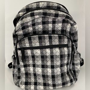 Vera Bradley Women's Cotton Campus Backpack Kingbird Plaid One Size Large